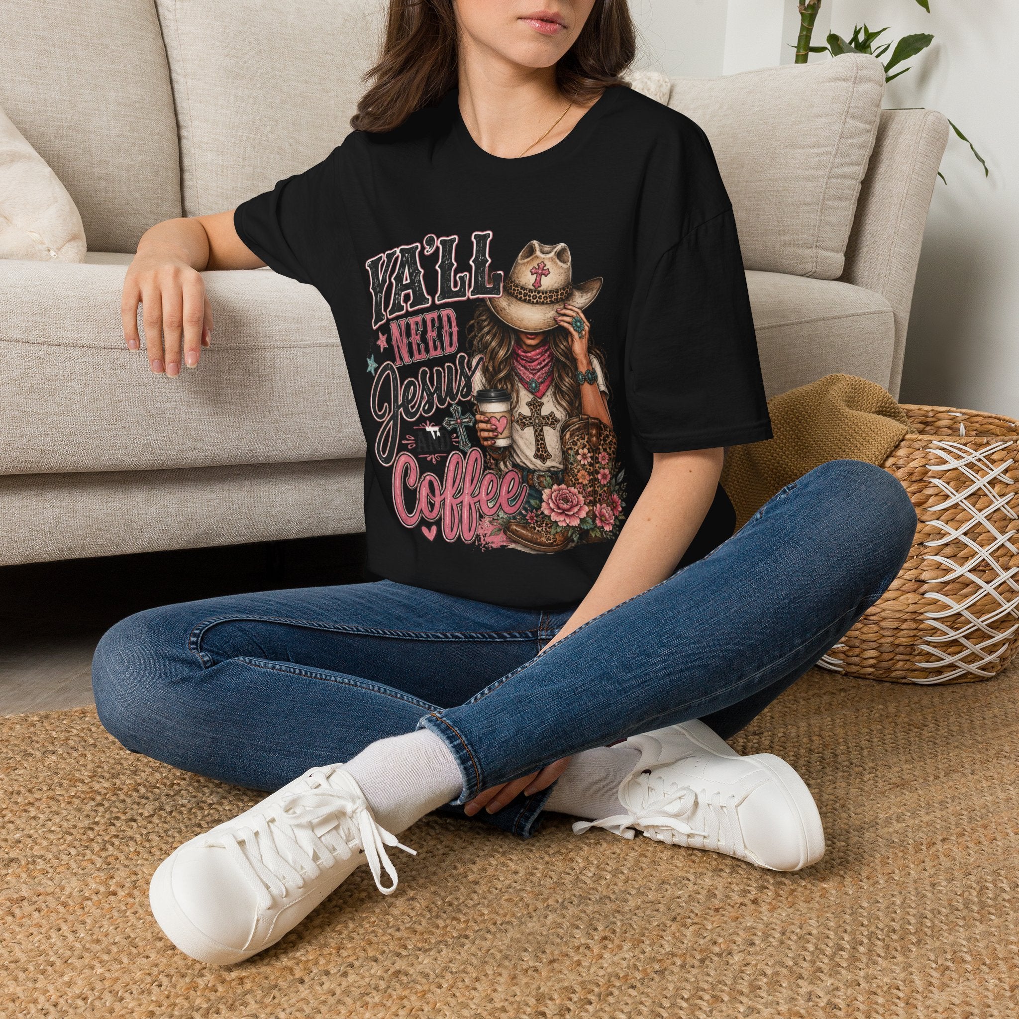 Y'all Need Jesus and Coffee T-Shirt