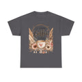 Coffee Helps T-Shirt — Floral Boho 'Life Happens, Coffee Helps' Graphic Tee