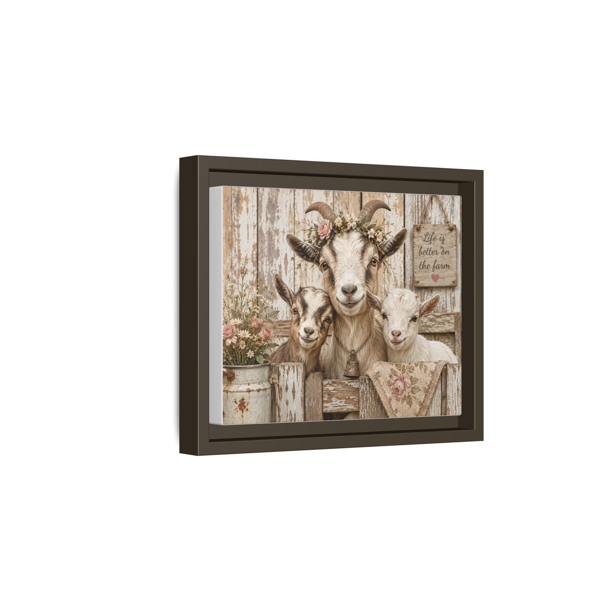 Matte Canvas, Framed (Multi-color)
