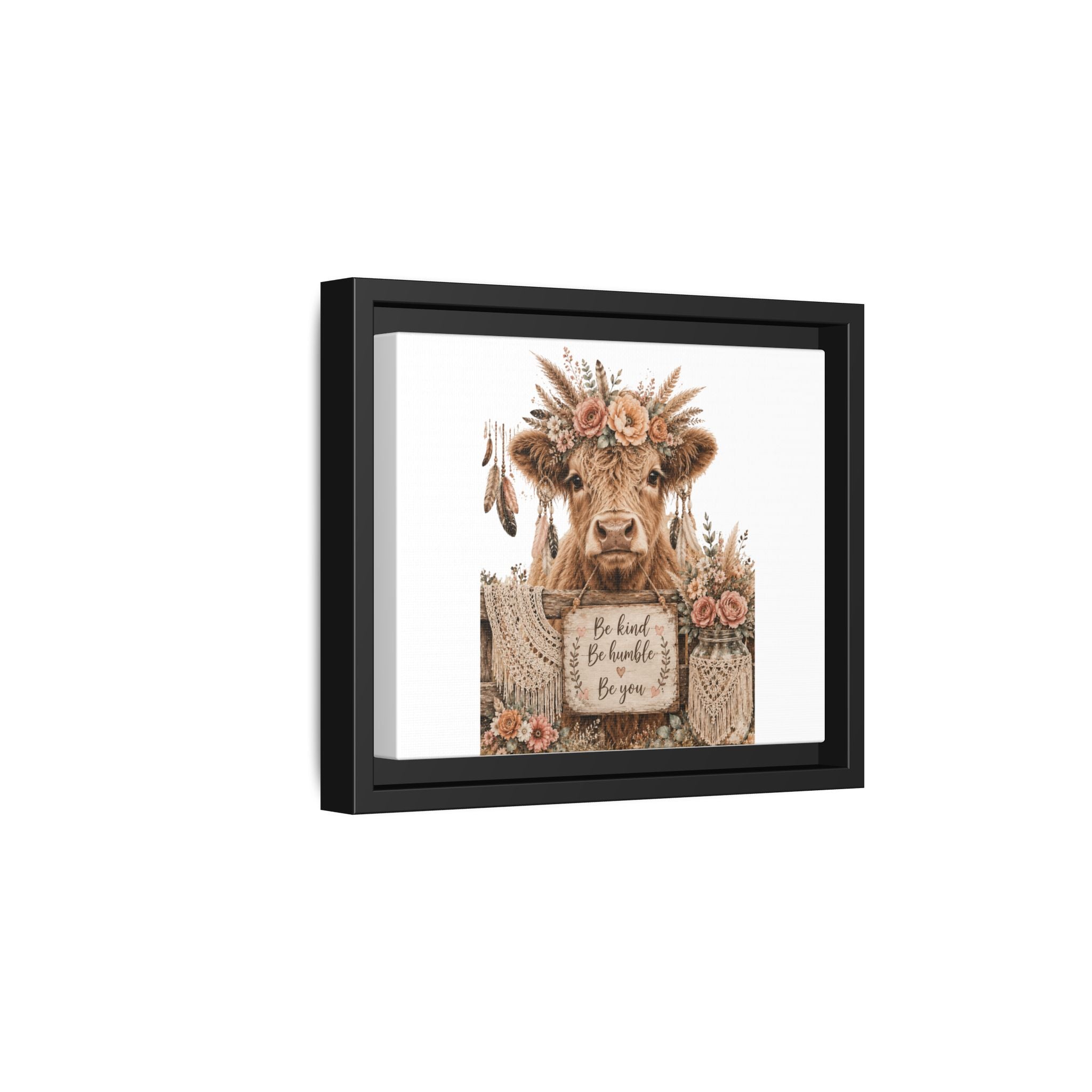 Matte Canvas, Framed (Multi-color)