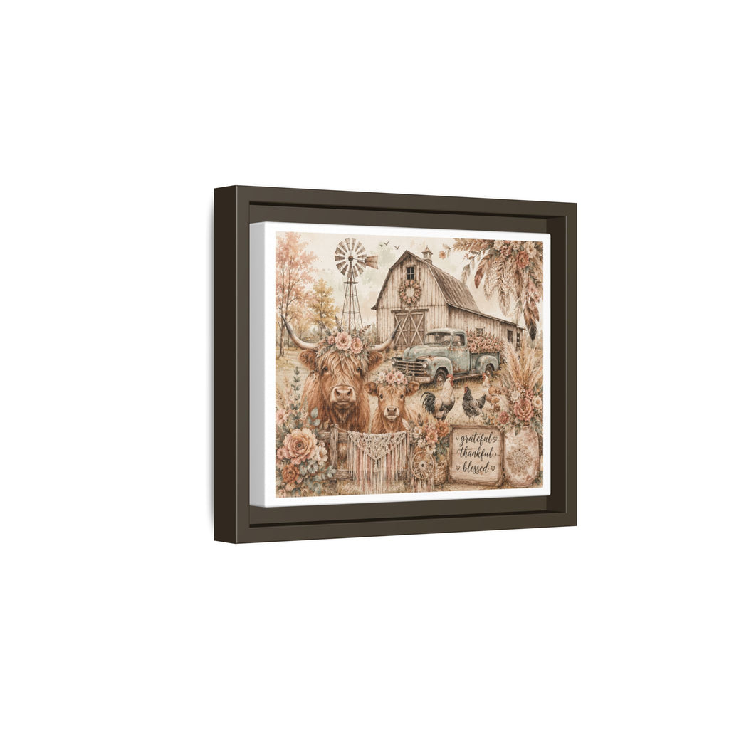 Matte Canvas, Framed (Multi-color)