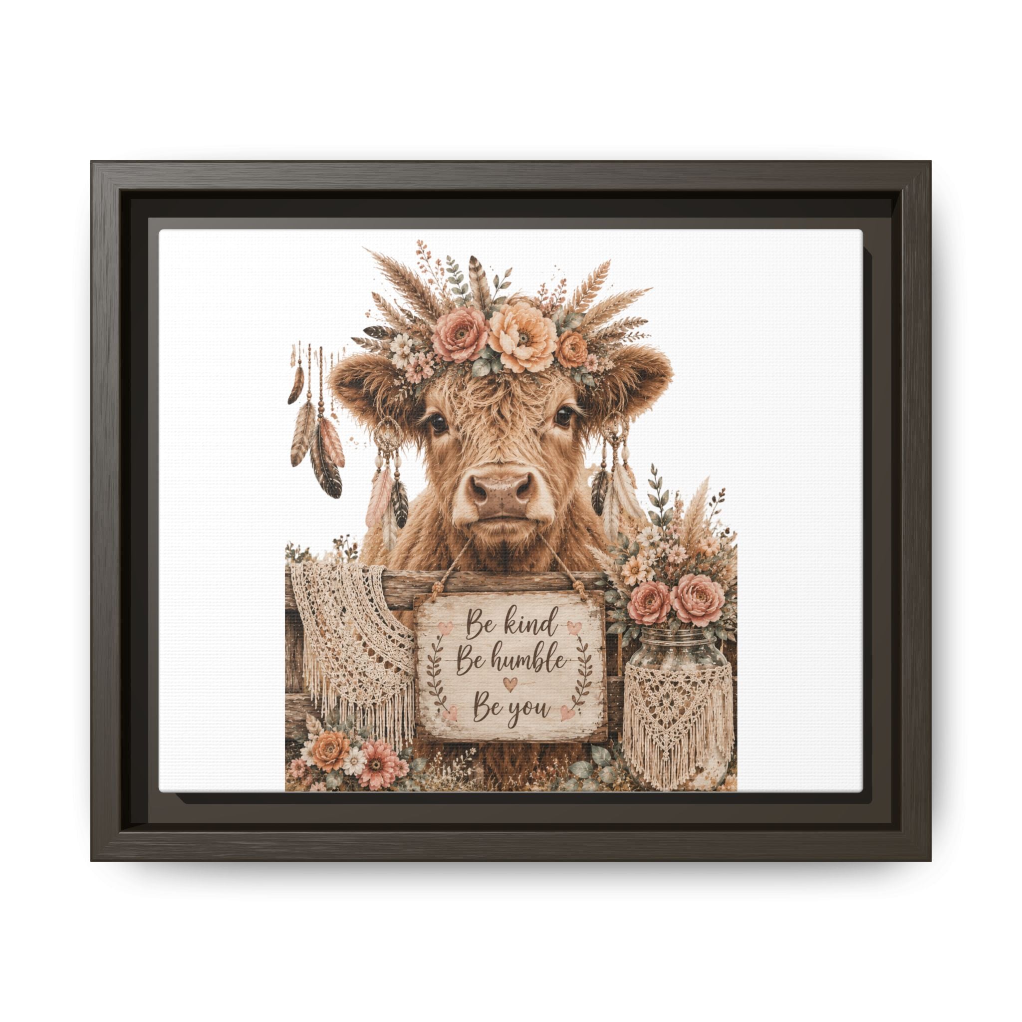 Matte Canvas, Framed (Multi-color)