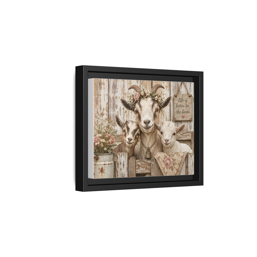 Matte Canvas, Framed (Multi-color)