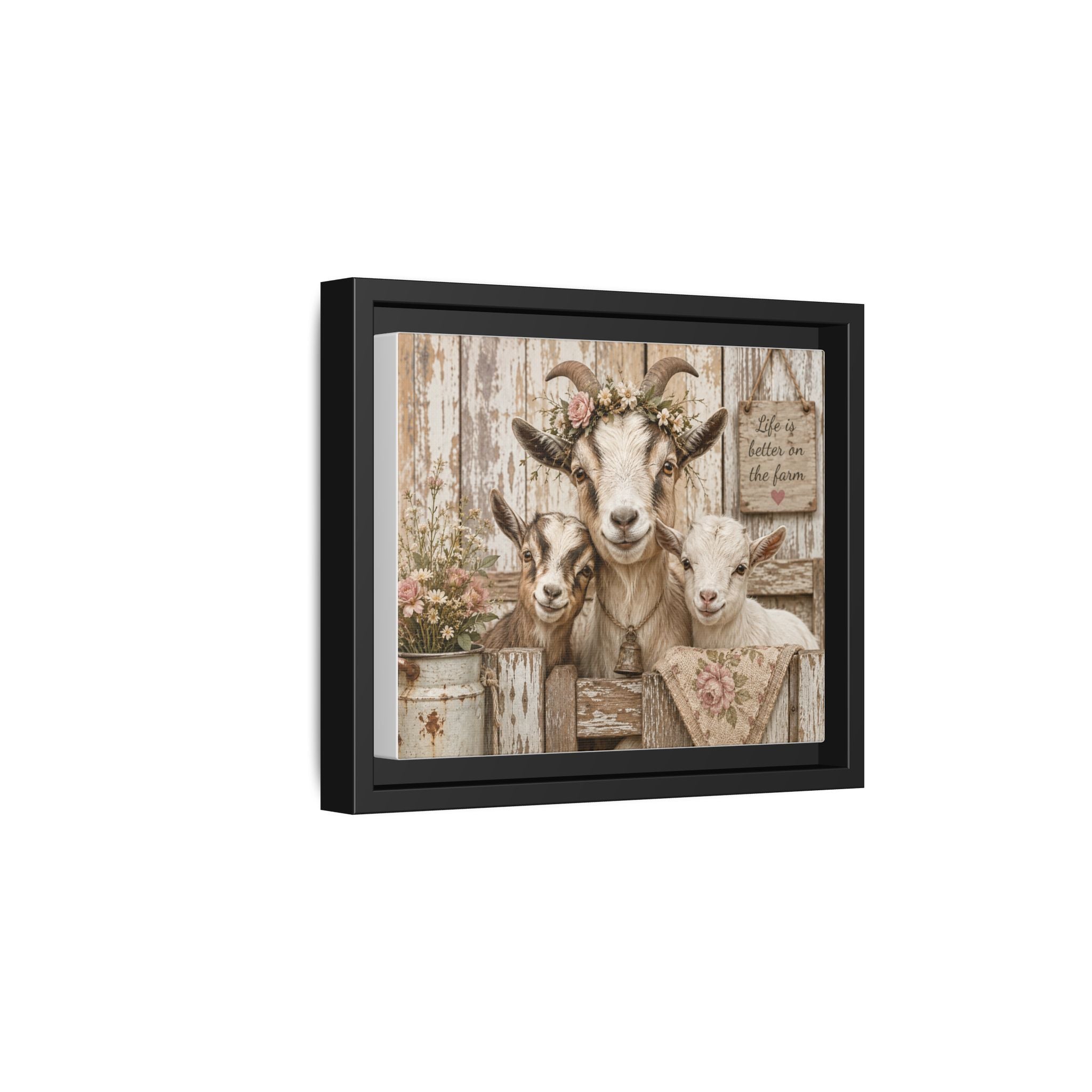 Matte Canvas, Framed (Multi-color)