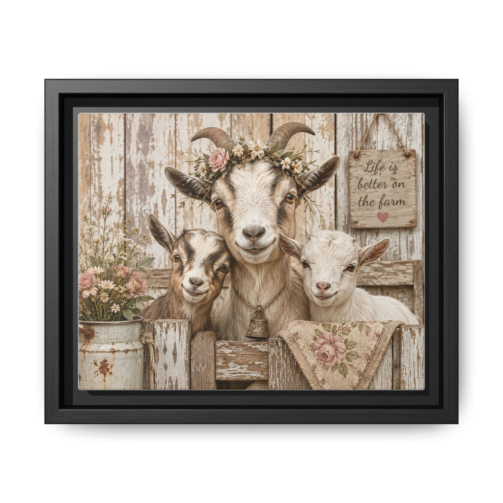 Matte Canvas, Framed (Multi-color)