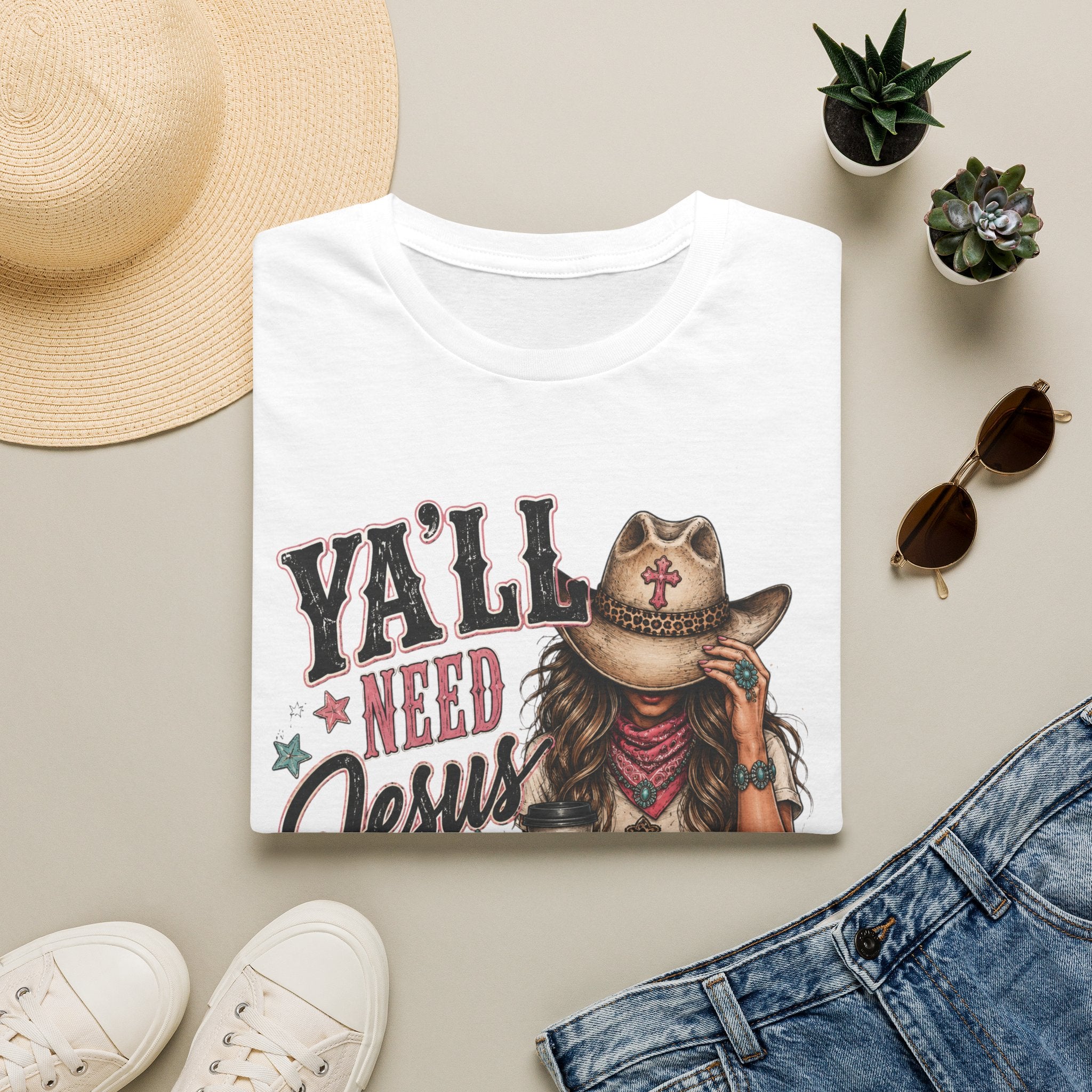 Y'all Need Jesus and Coffee T-Shirt