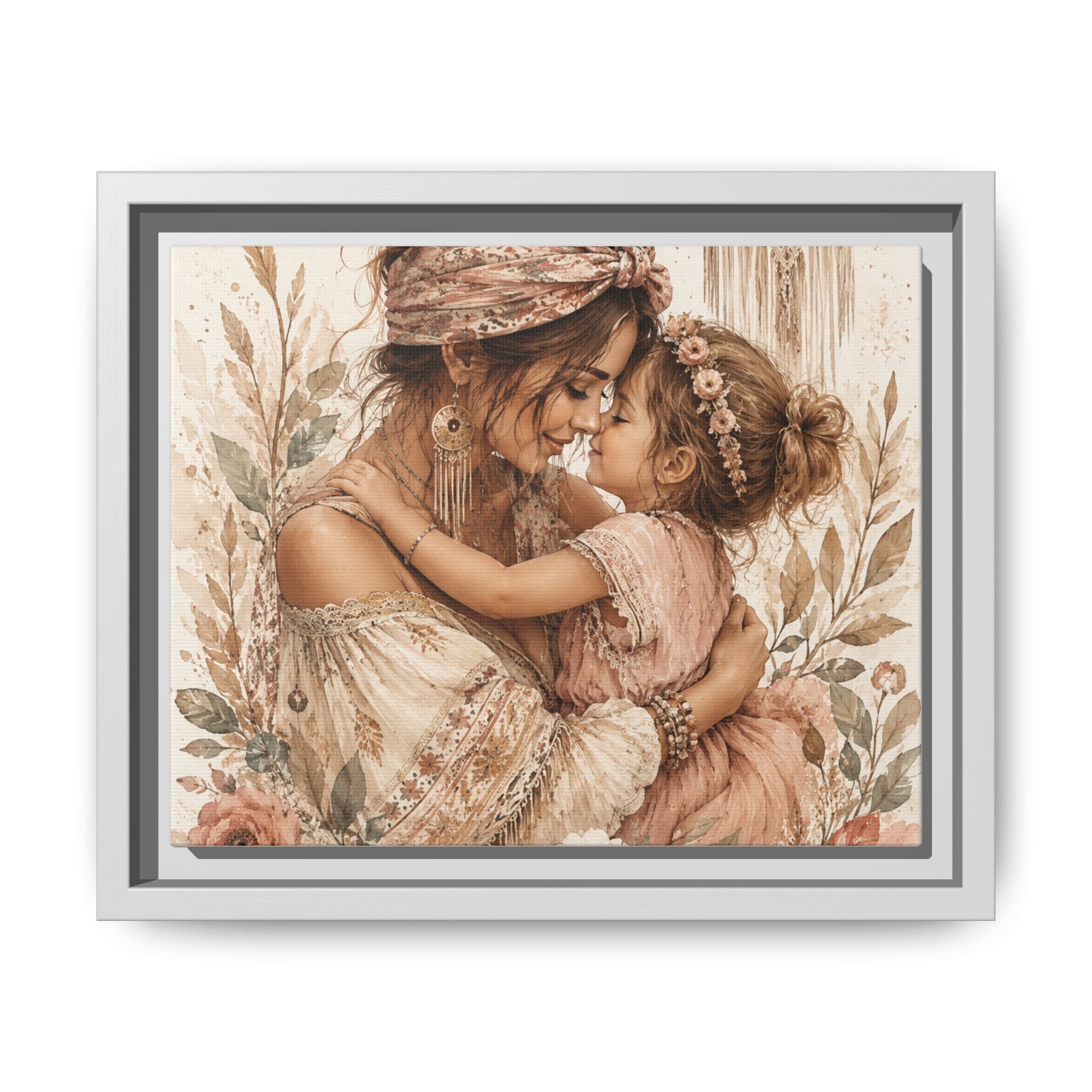 Matte Canvas, Framed (Multi-color)
