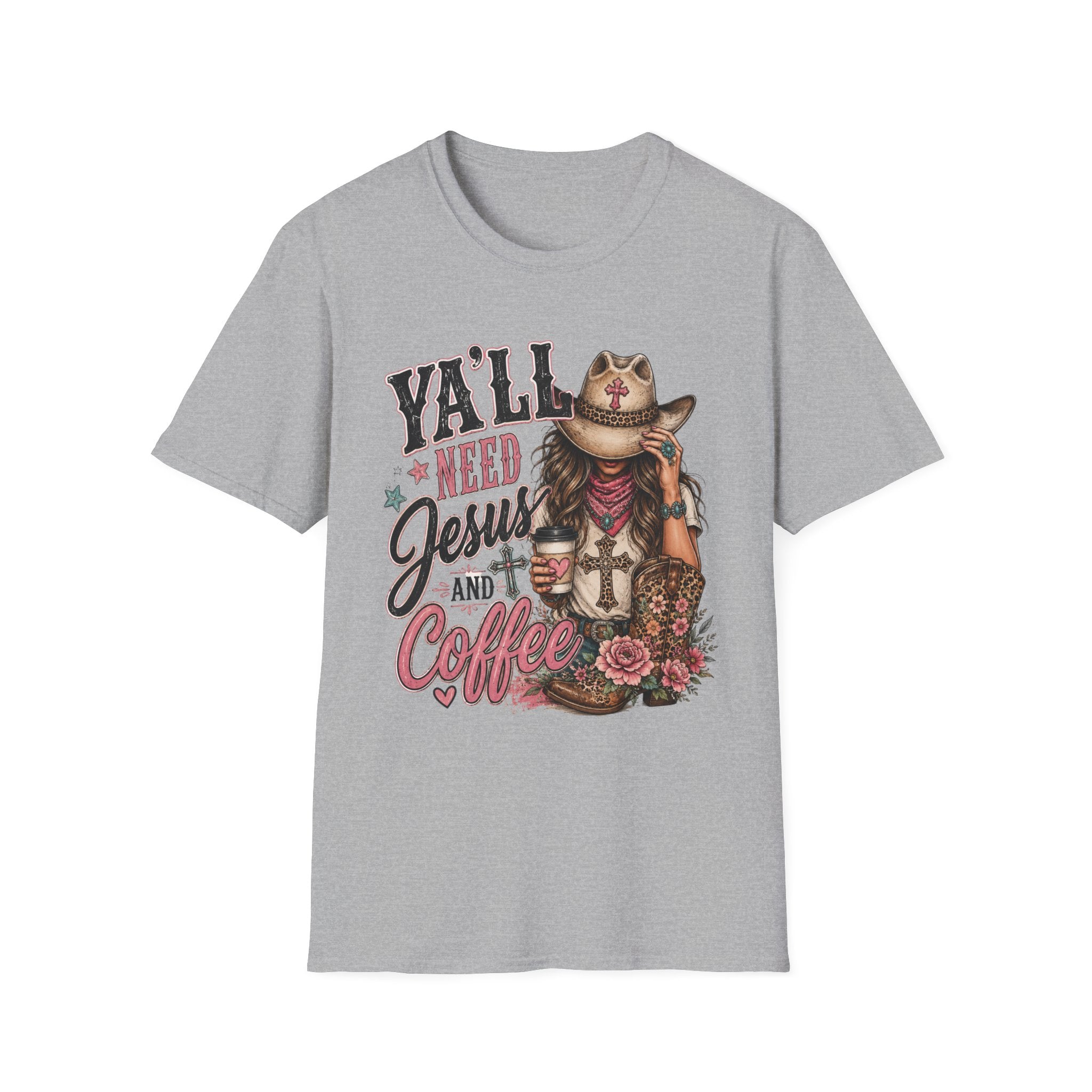 Y'all Need Jesus and Coffee T-Shirt