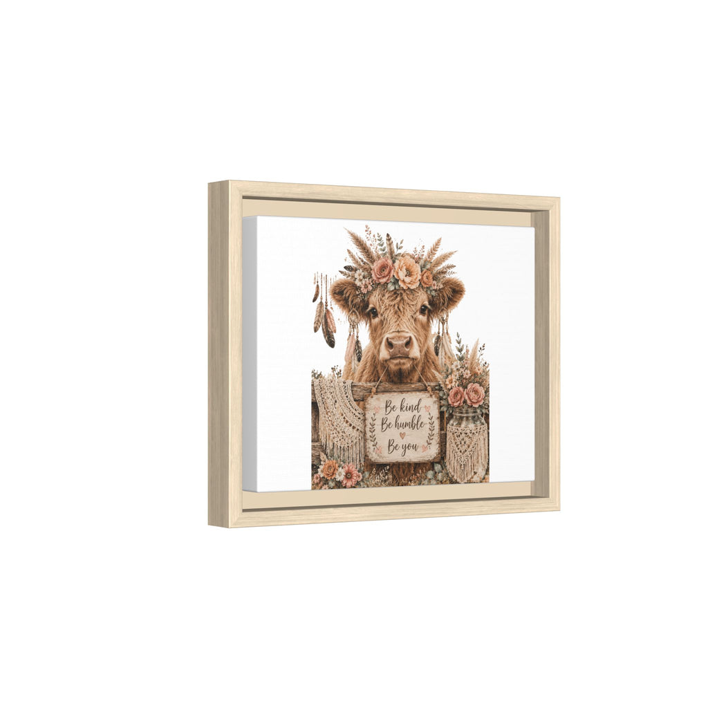 Matte Canvas, Framed (Multi-color)