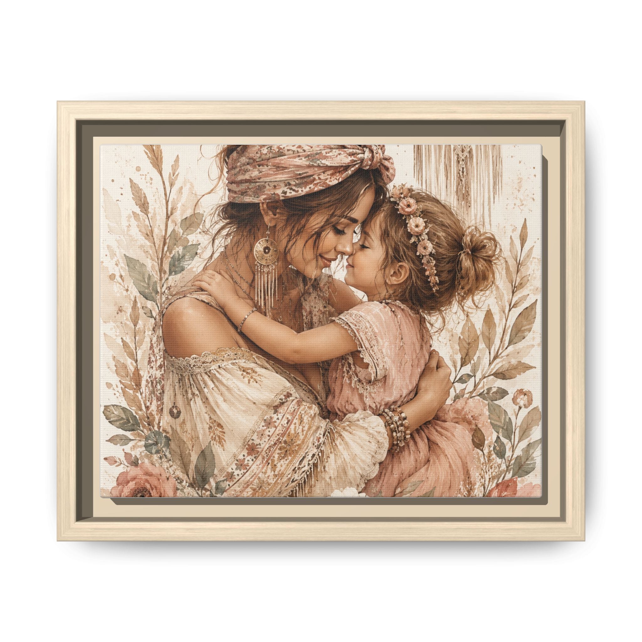 Matte Canvas, Framed (Multi-color)