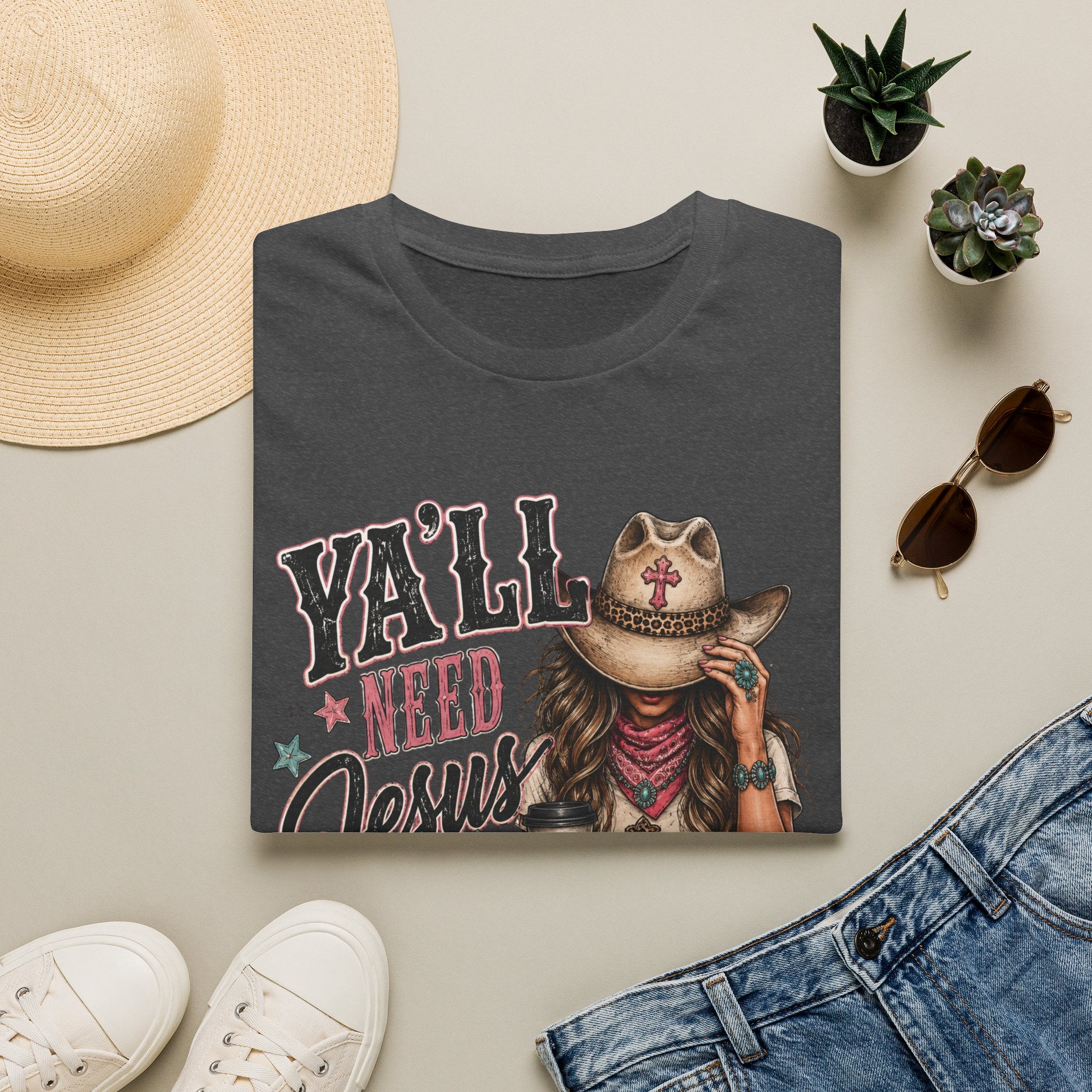 Y'all Need Jesus and Coffee T-Shirt
