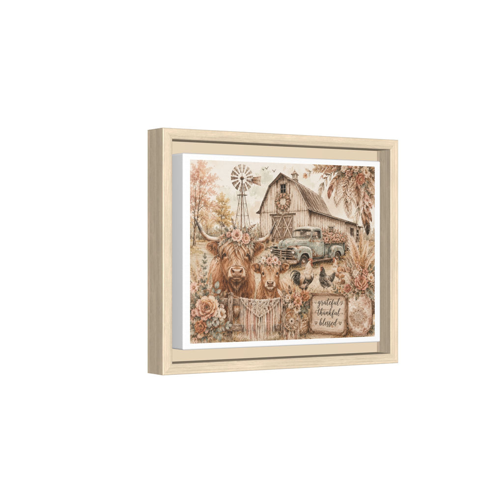 Matte Canvas, Framed (Multi-color)