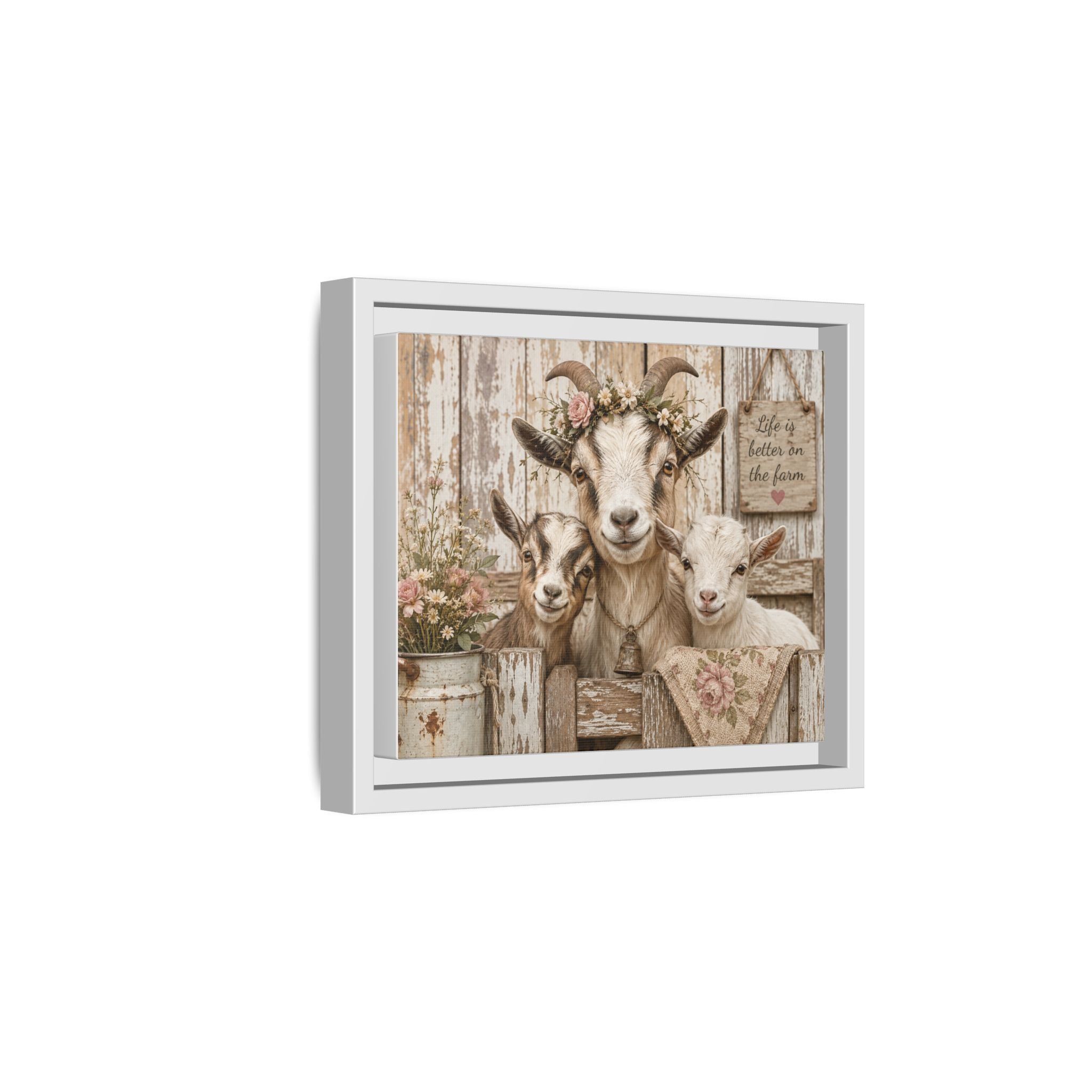 Matte Canvas, Framed (Multi-color)