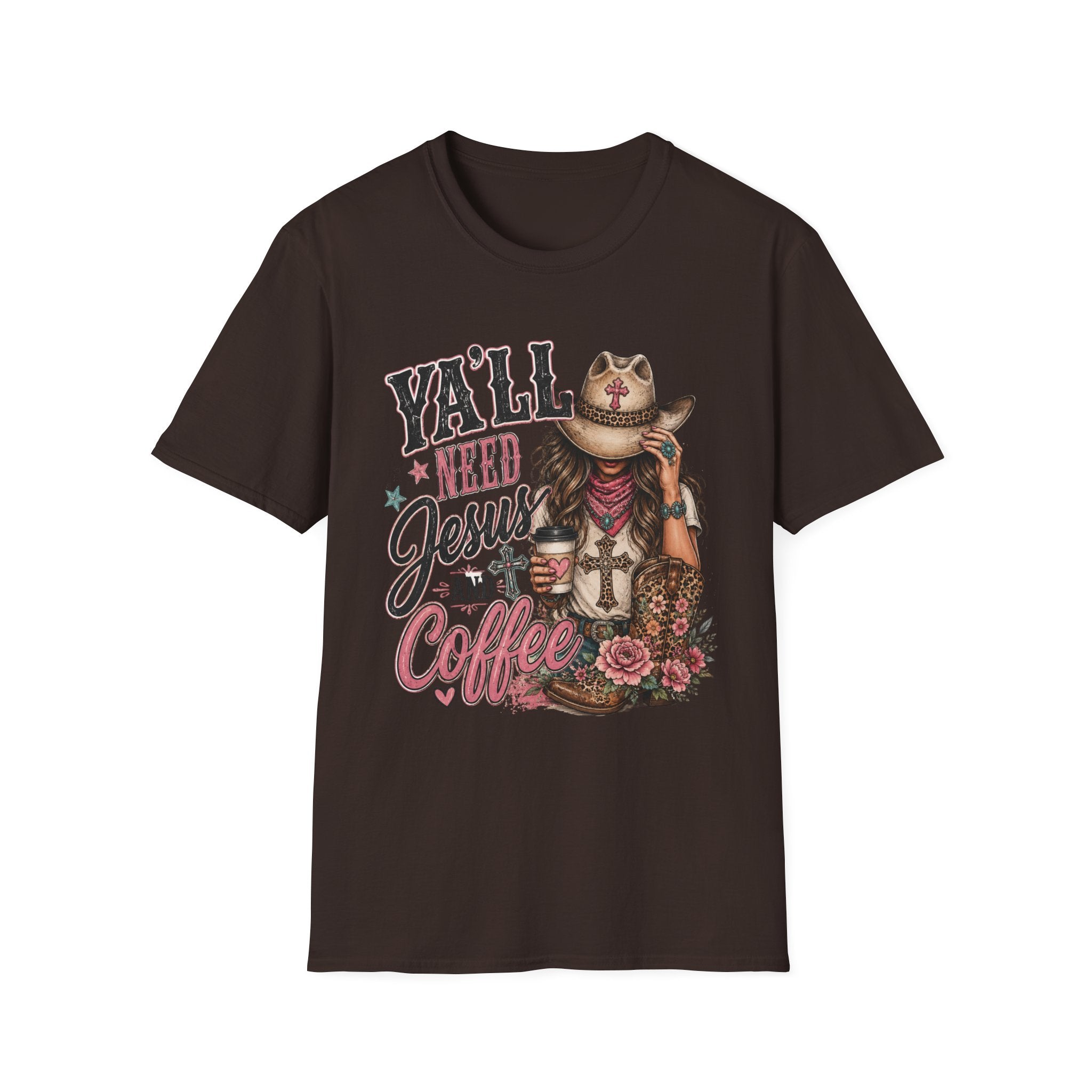 Y'all Need Jesus and Coffee T-Shirt