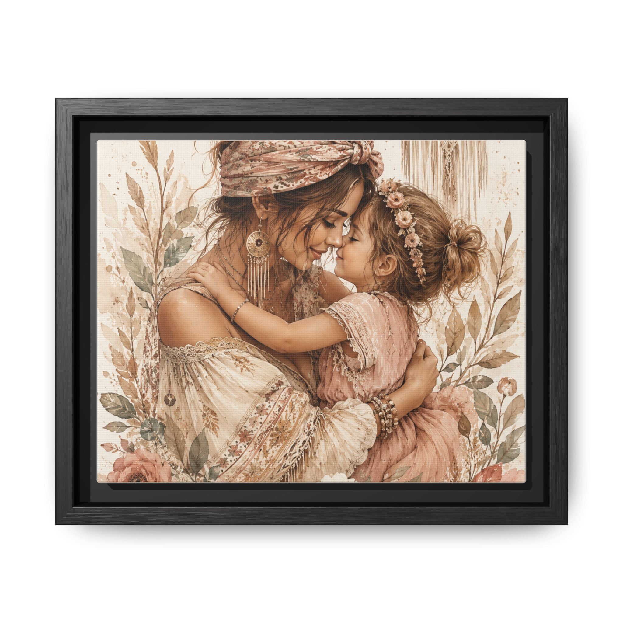 Matte Canvas, Framed (Multi-color)