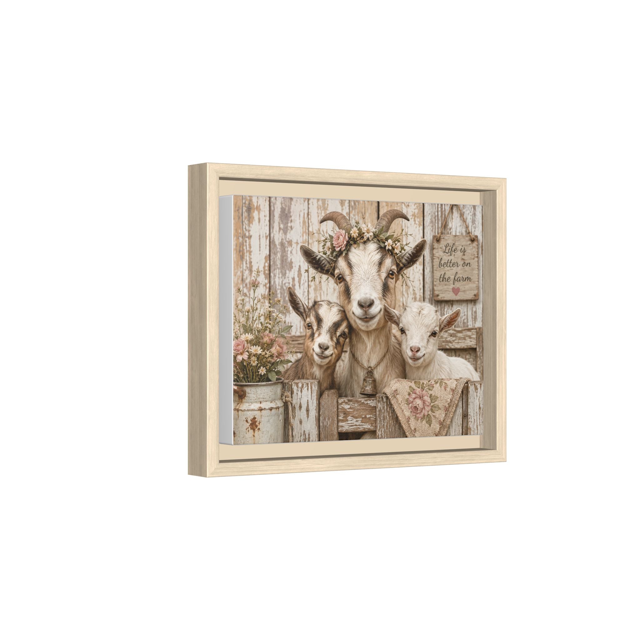 Matte Canvas, Framed (Multi-color)