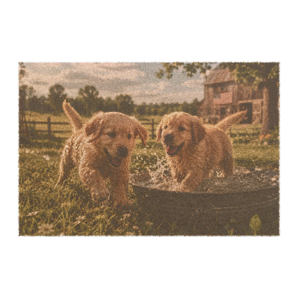 Golden Retriever Puppies Doormat