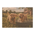 Golden Retriever Puppies Doormat